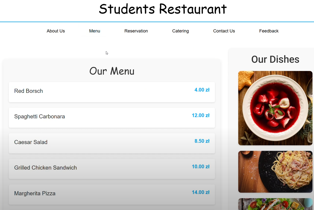 restaurant system